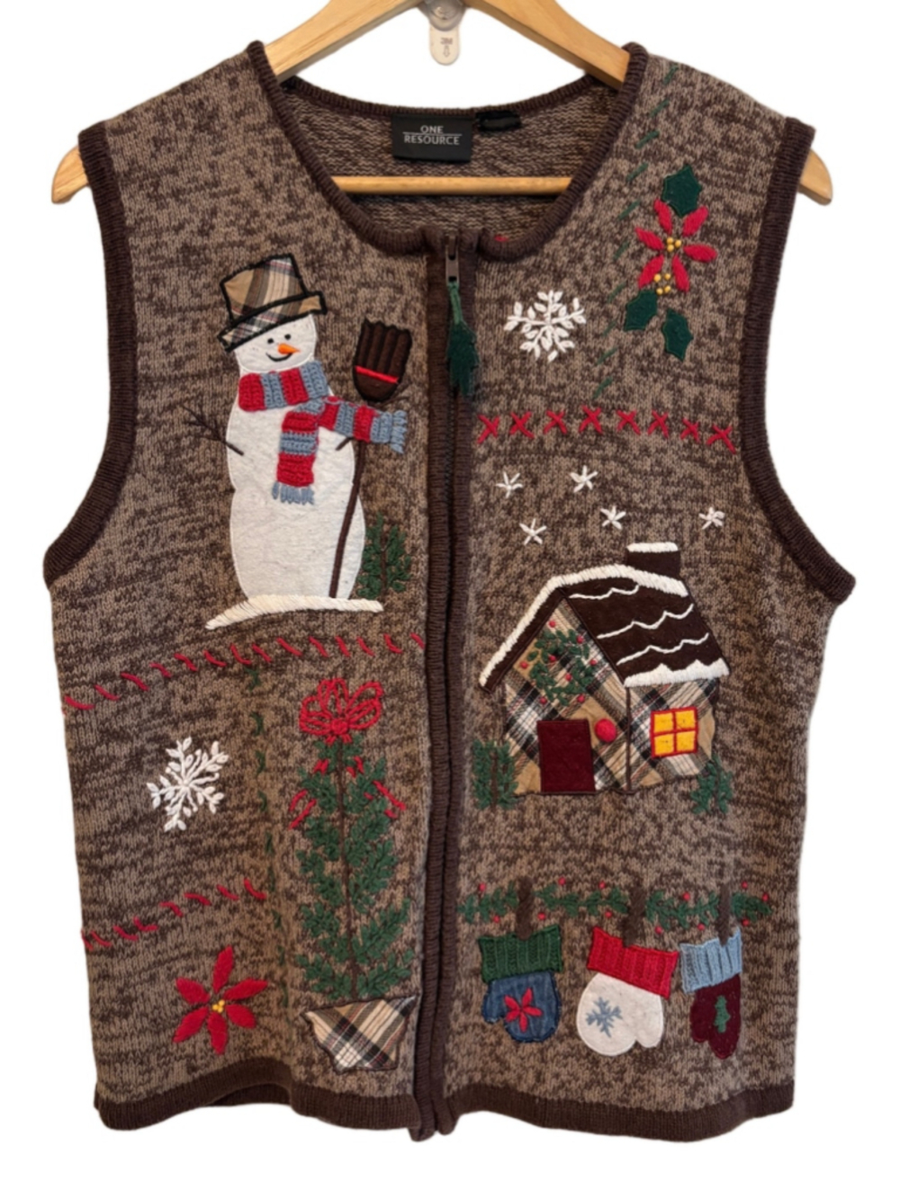 VTG Christmas vest SZ M/L